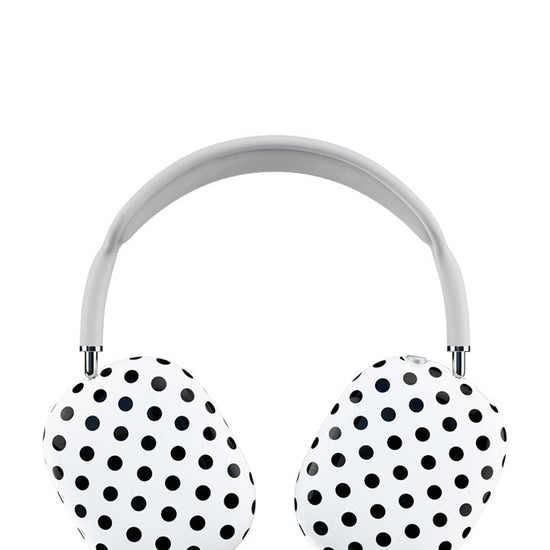 Wildflower AirPods Max Cover Polka Dot White Black Cute