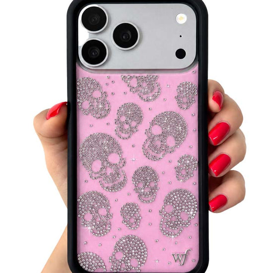 Hand Pic Image 01 Better Half with Stas and Vic Rhinestone Pink and Clear iPhone Case