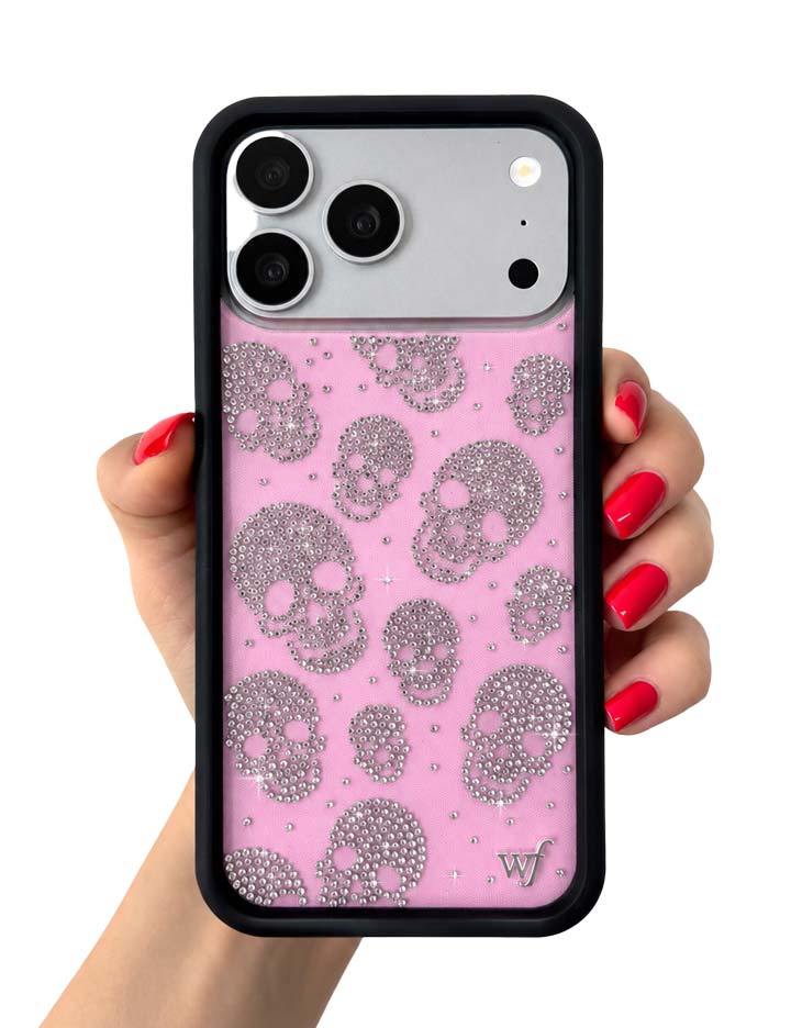 Hand Pic Image 01 Better Half with Stas and Vic Rhinestone Pink and Clear iPhone Case