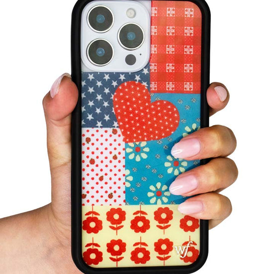 Hand Pic Image 01 Flower Patch iPhone Case