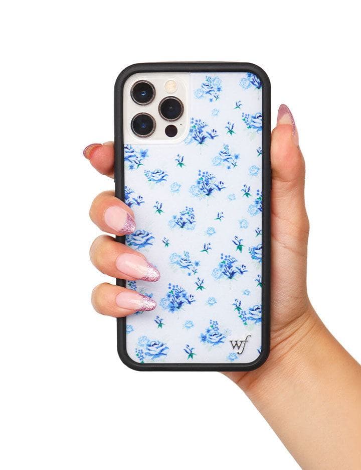 Forget Me Not Floral iPhone 16 Pro Max Case – Wildflower Cases