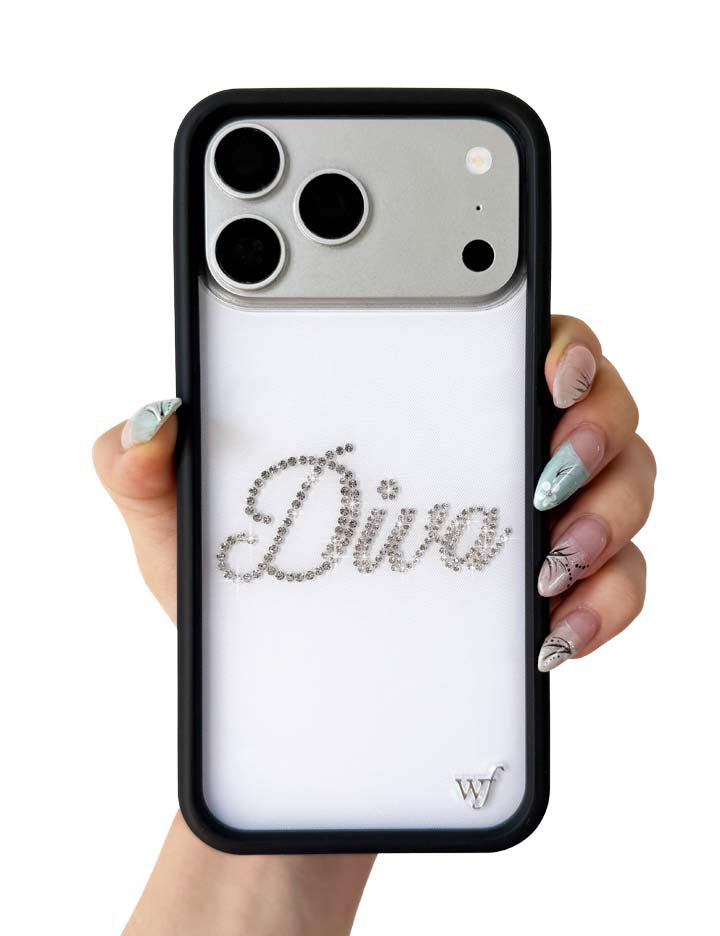 Frankies Bikinis Rhinestone Diva iPhone 18 Pro Max Case