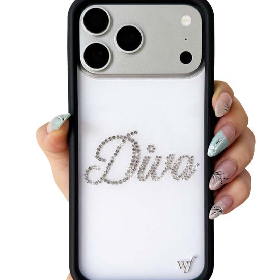 Hand Pic Image 01 Frankies Bikinis Rhinestone Diva iPhone Case