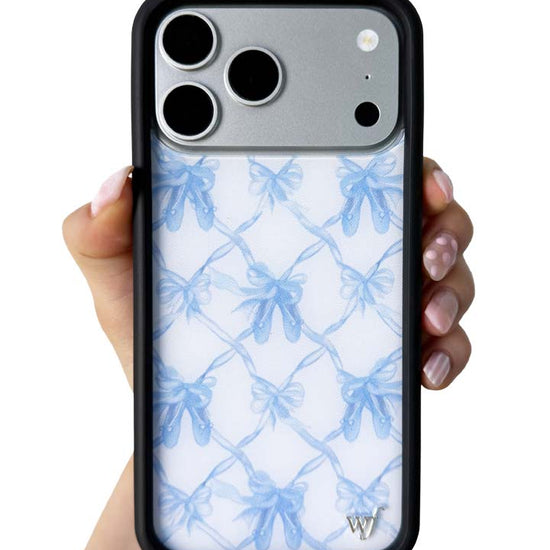 Hand Pic Image 01 On Pointe Blue iPhone Case