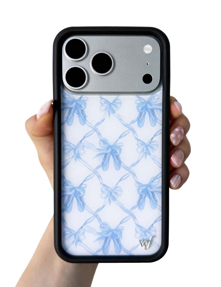 Hand Pic Image 01 On Pointe Blue iPhone Case