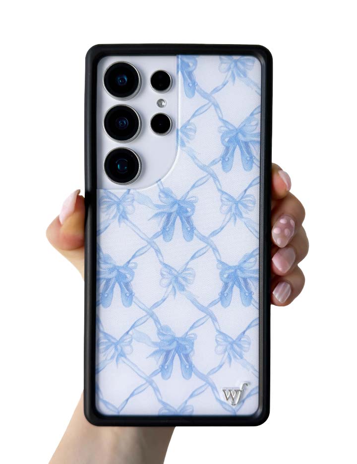 Hand Pic Image 01 On Pointe Blue Samsung Galaxy Case