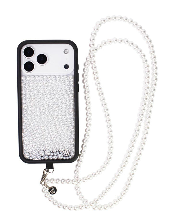 Wildflower Pearl Crossbody White