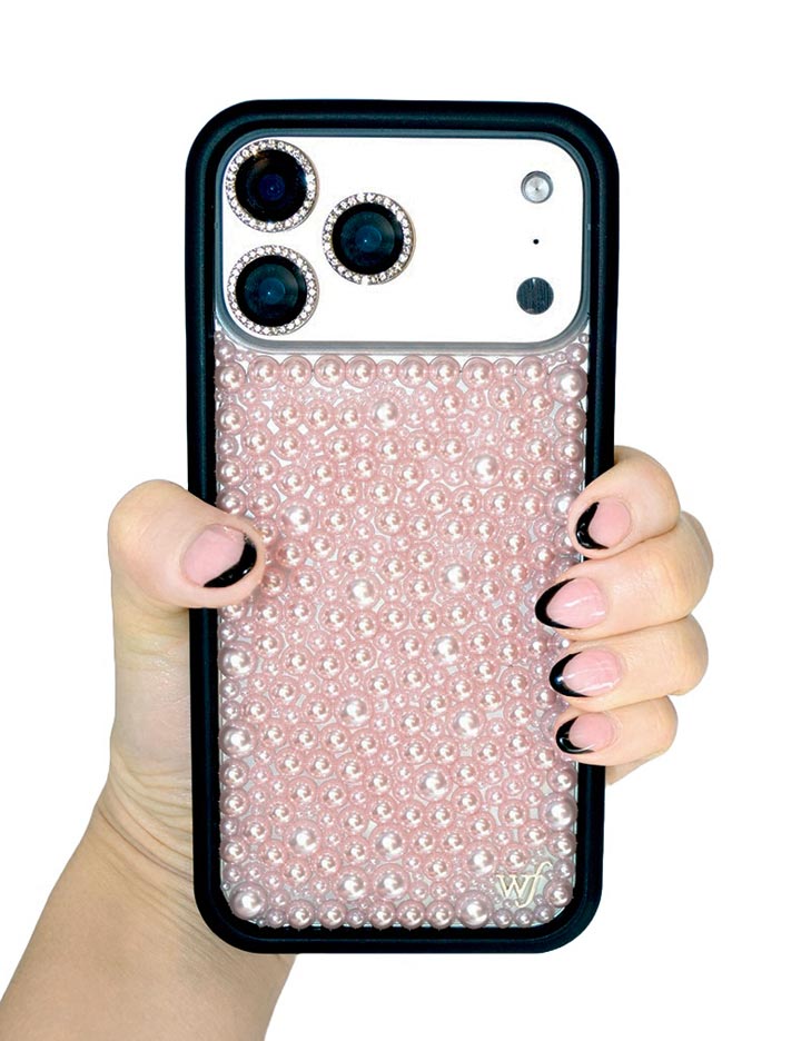Pearl | Pink iPhone 17 Pro Max Case – Wildflower Cases