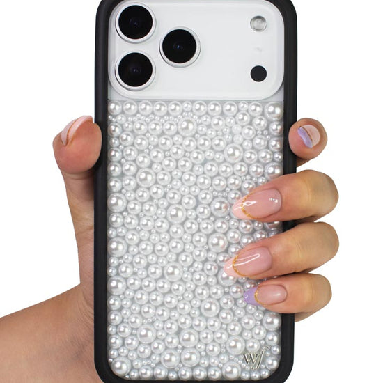 Wildflower Pearl iPhone case | White iPhone 14 Pro Max Wildflower Pearl iPhone case | White iPhone 14 Pro Max