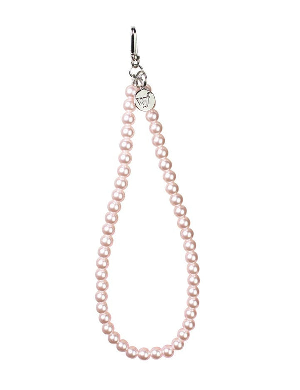 wildflower pearl wristlet pink cute