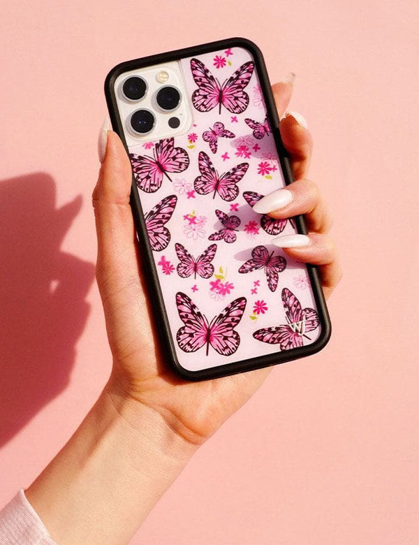 Lifestyle Image 01 Pink Butterfly iPhone Case