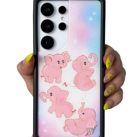 Hand Pic Image 01 Pink Elephants Samsung Galaxy Case