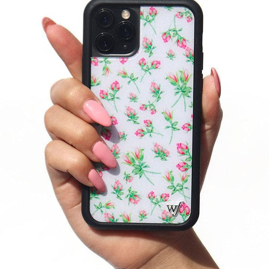 Hand Pic Image 01 Pink Posie Rosie iPhone Case