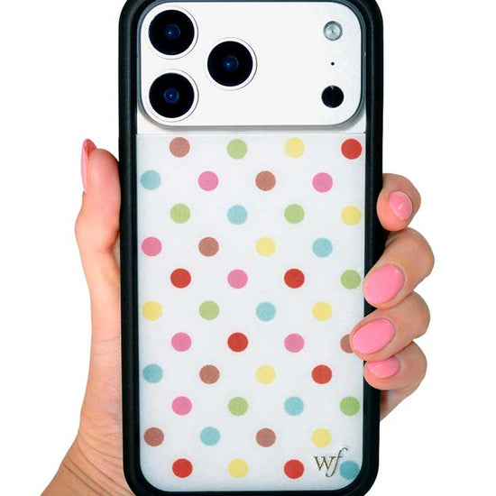 Hand Pic Image 01 Polka Dot Confetti iPhone Case
