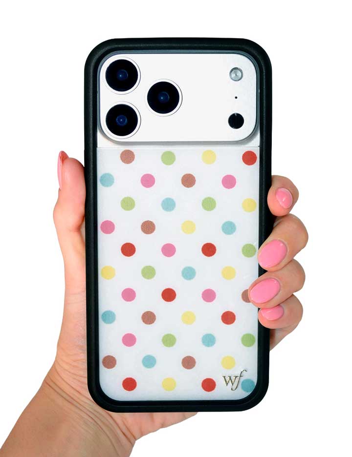 Hand Pic Image 01 Polka Dot Confetti iPhone Case