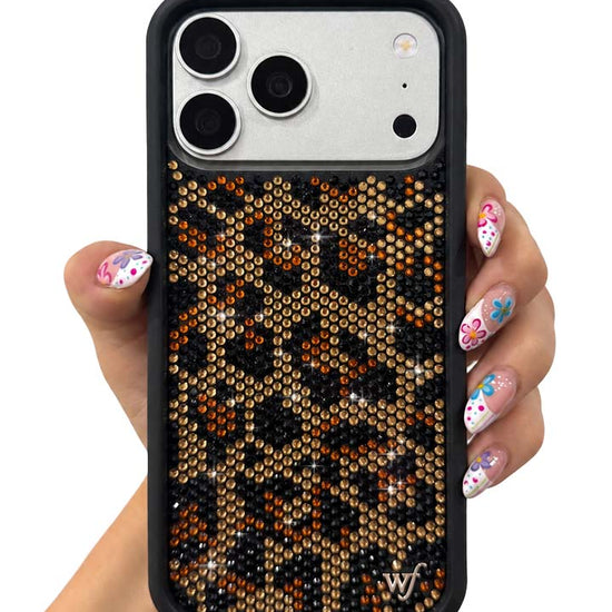 Hand Pic Image 01 Rhinestone Meow iPhone Case