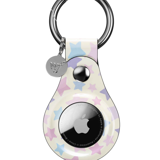 wildflower super sweet stars airtag key chain