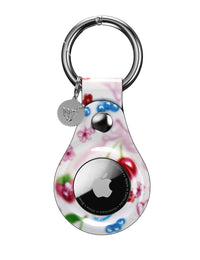 wildflower sweet cherries airtag key chain