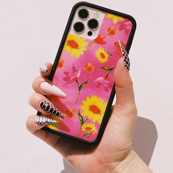 Hand Pic Image 01 Sunflower Spring Floral iPhone Case