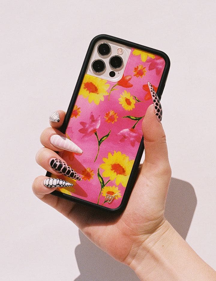 Hand Pic Image 01 Sunflower Spring Floral iPhone Case