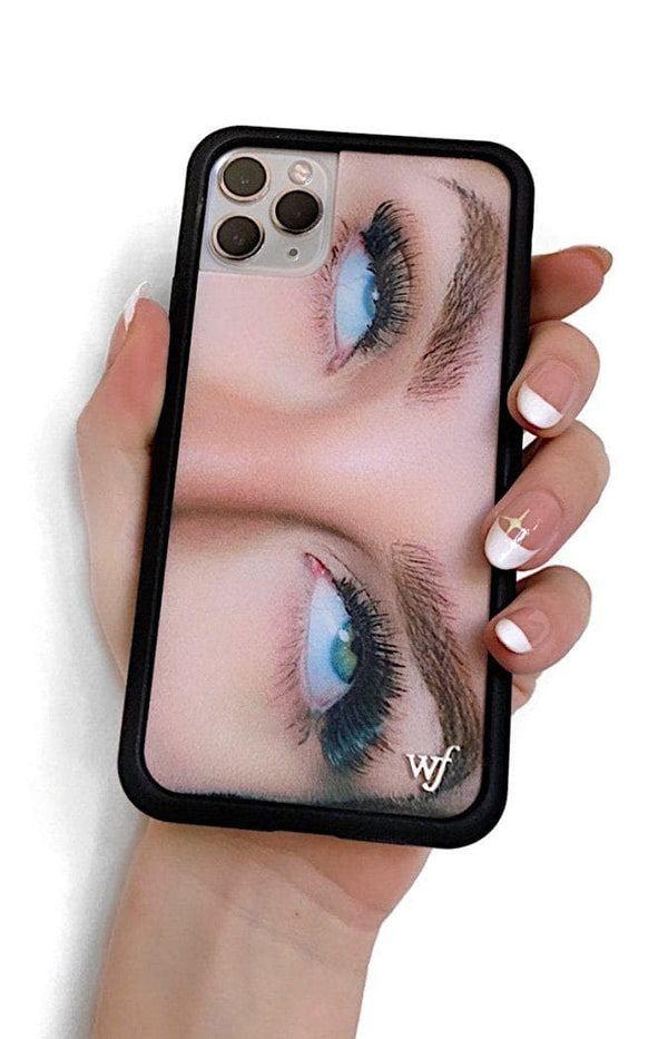 Wildflower Sydney Carlson Eyes iPhone Case Lifestyle Image 01