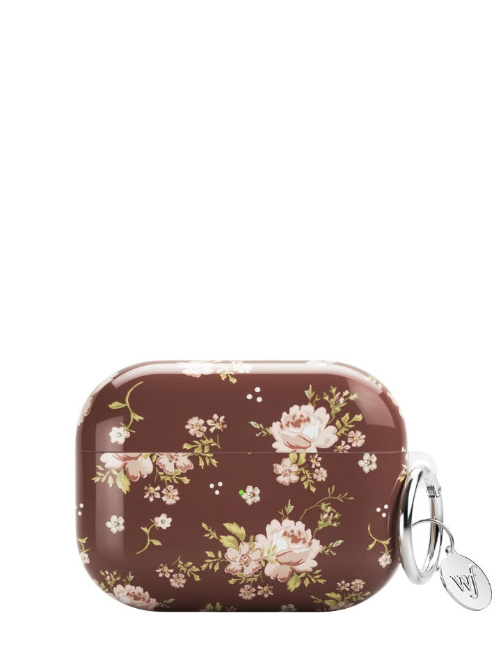Brown Floral AirPodsAirpod Pro Gen 2 Case – Wildflower Cases