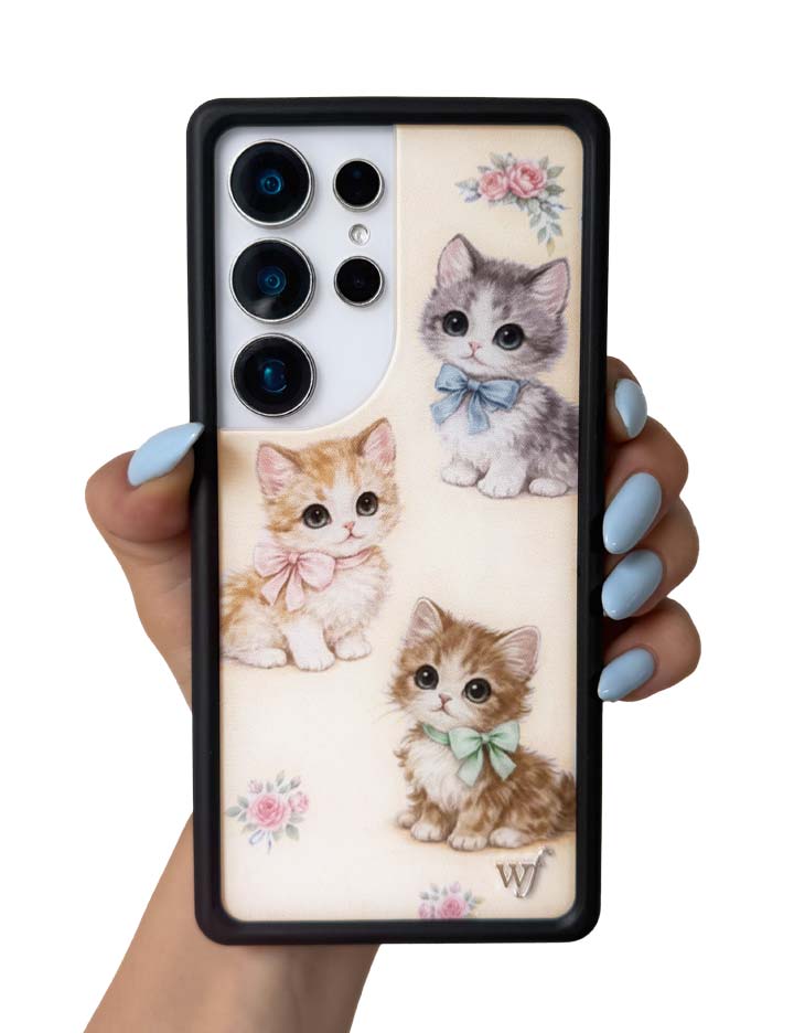 Hand Pic Image 01 Vintage Kittens Samsung Galaxy Case
