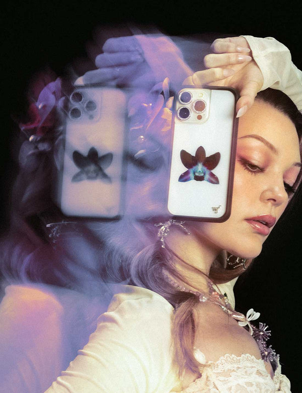 Lifestyle Image 01 White Orchid iPhone Case