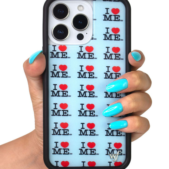 I Heart Me iPhone Case | Blue