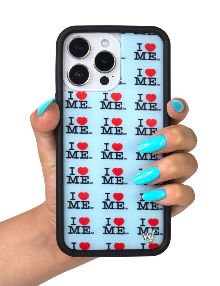 Hand Pic Image 01 I Heart Me iPhone Case | Blue