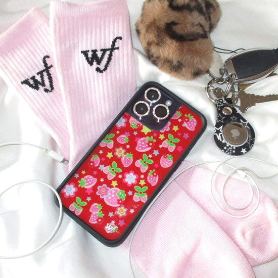 Wildflower Pink Socks Lifestyle Image 02