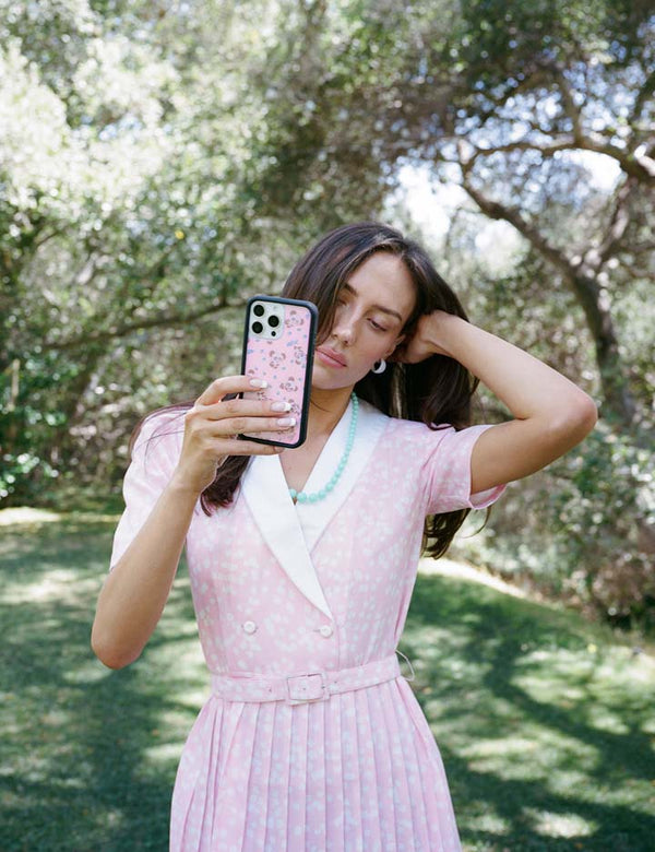 Wildflower iPhone case 17 Pro Max Ashley Williams Panda Pink Cute