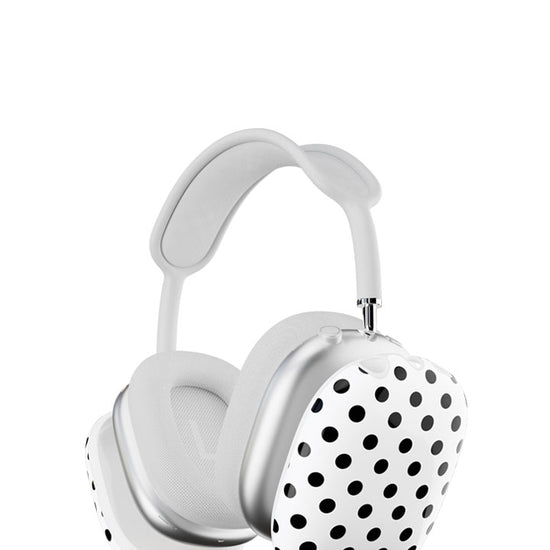 Wildflower AirPods Max Cover Polka Dot White Black Cute