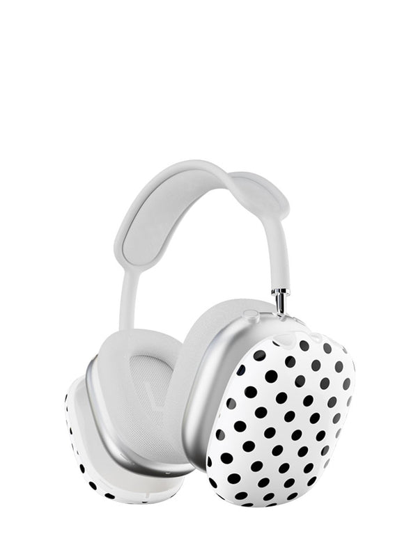 Wildflower AirPods Max Cover Polka Dot White Black Cute