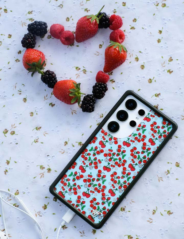Wildflower Galaxy S25 case Ultra Baby Berries Fruit Cute