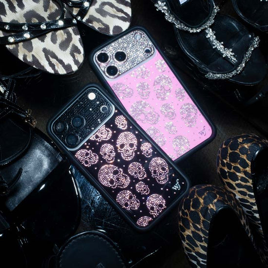 Lifestyle Image 02 Better Half with Stas and Vic Rhinestone Pink and Clear iPhone Case