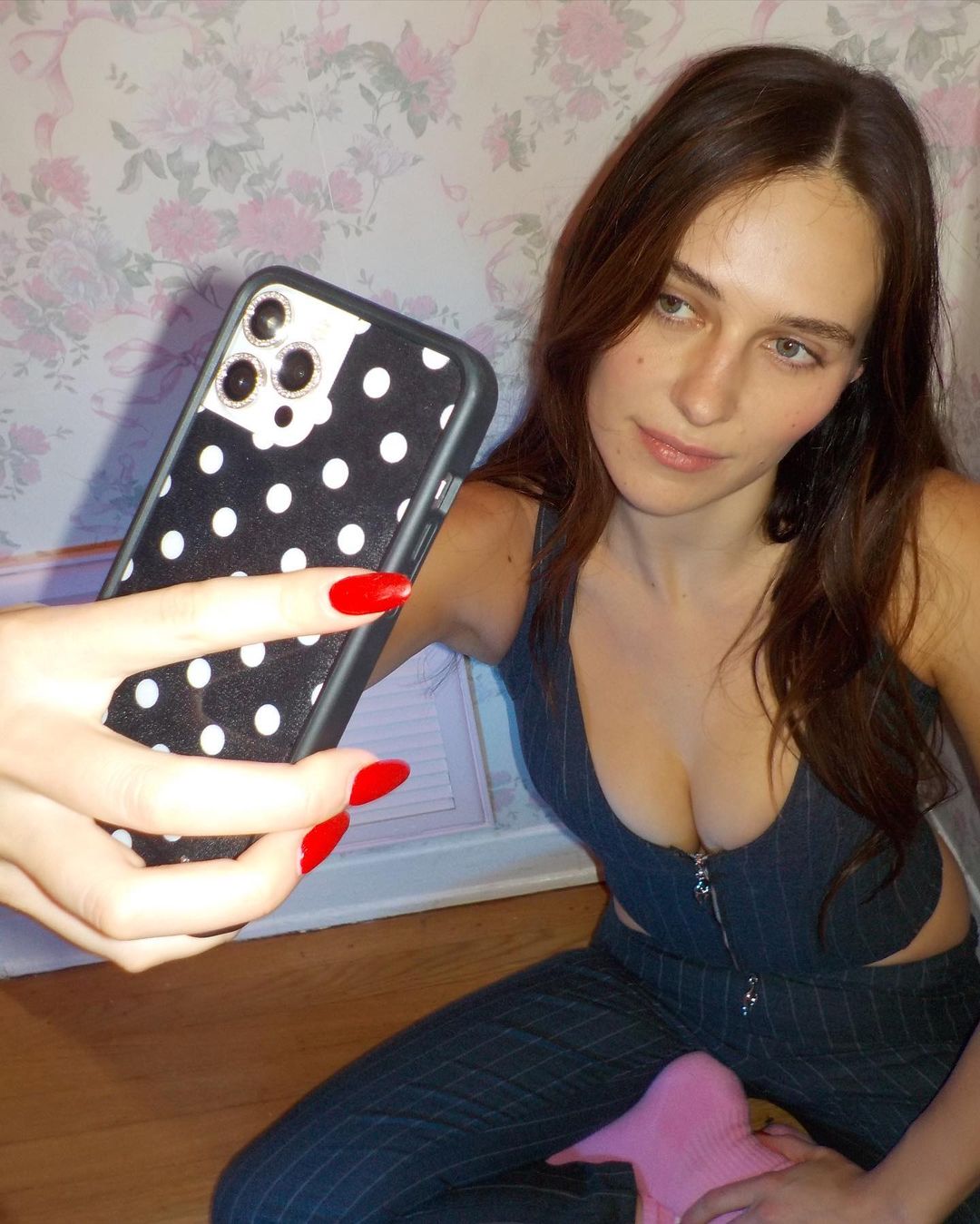 Polka Dot iPhone Case | Black and White - Thumbnail 3