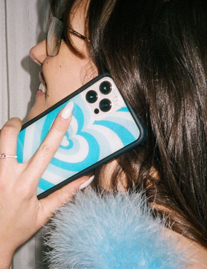 Latte Love | Blue Moon iPhone 15 Pro Max Case – Wildflower Cases