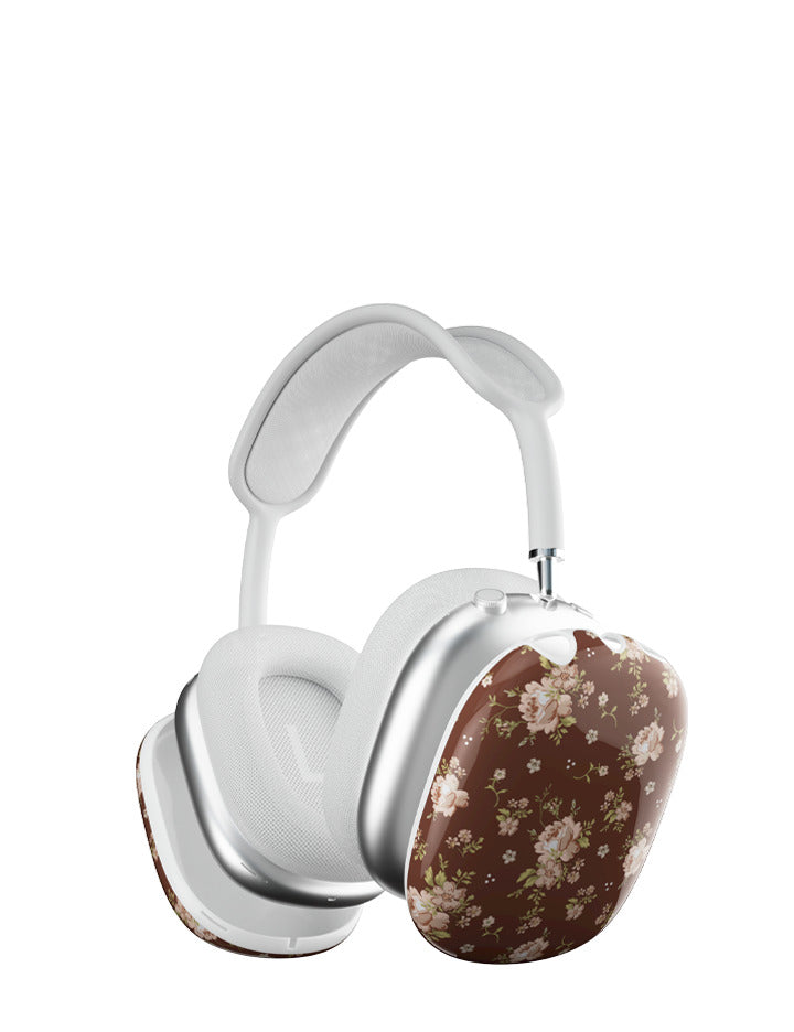Brown Floral Airpod Max Case - Thumbnail 2