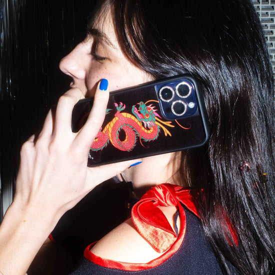 Wildflower Year of the Dragon iPhone Case Lifestyle Image 03