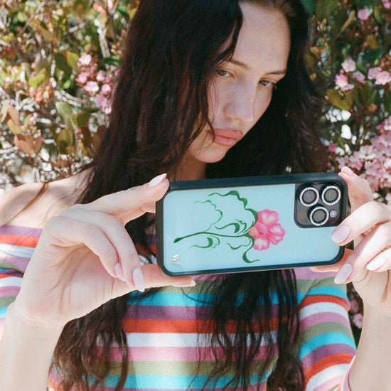 Lifestyle Image 02 Dancing Flower iPhone Case