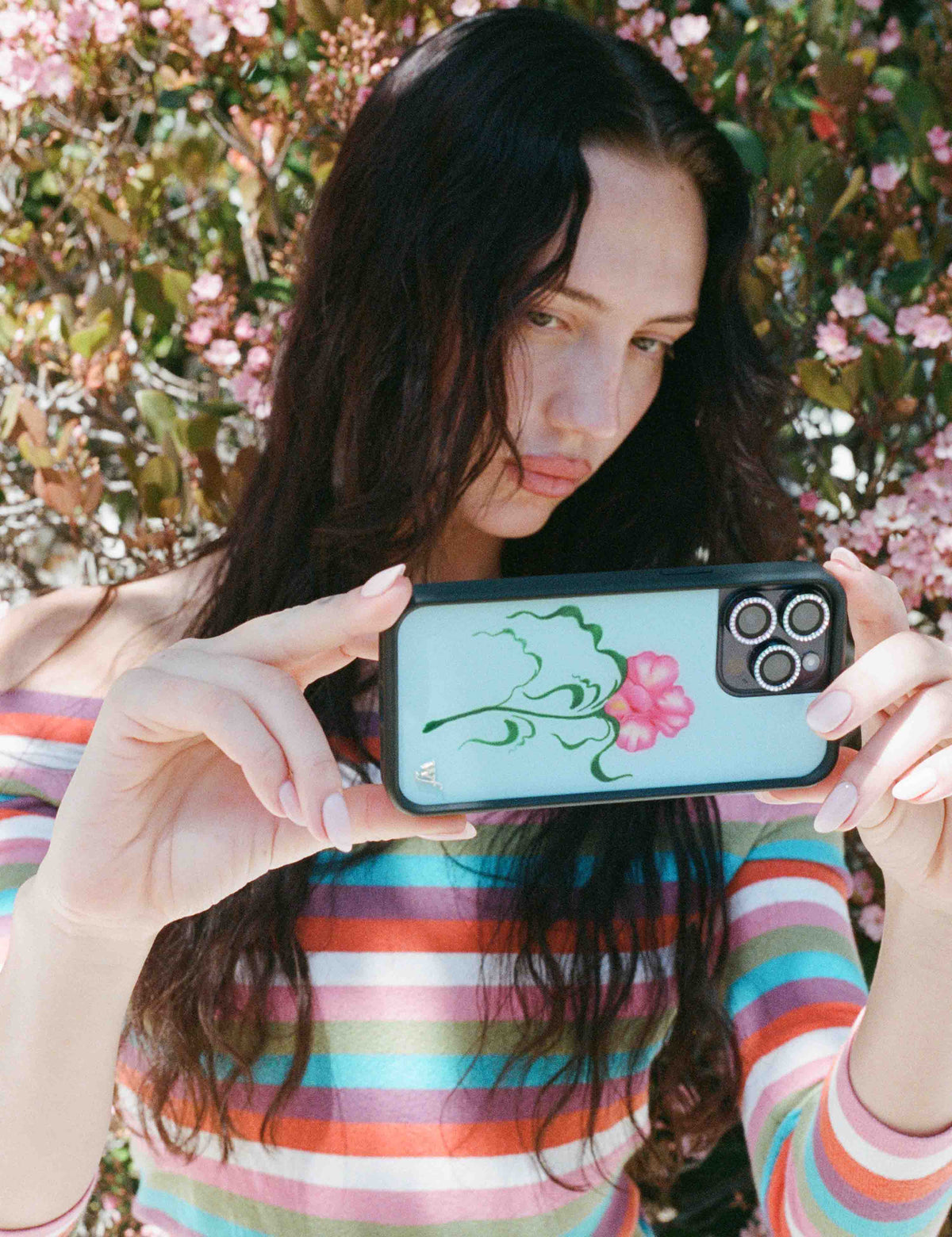 Lifestyle Image 02 Dancing Flower iPhone Case