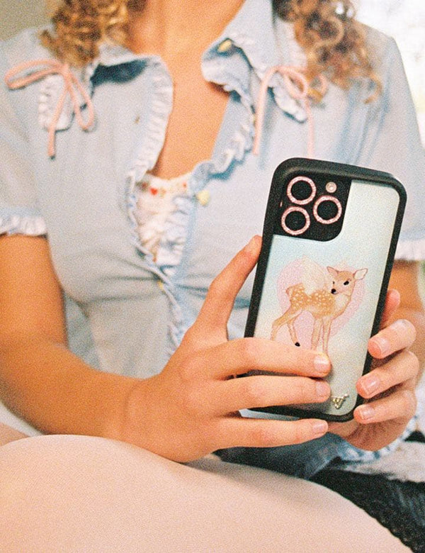 Lifestyle Image 02 Fawn Angel iPhone Case