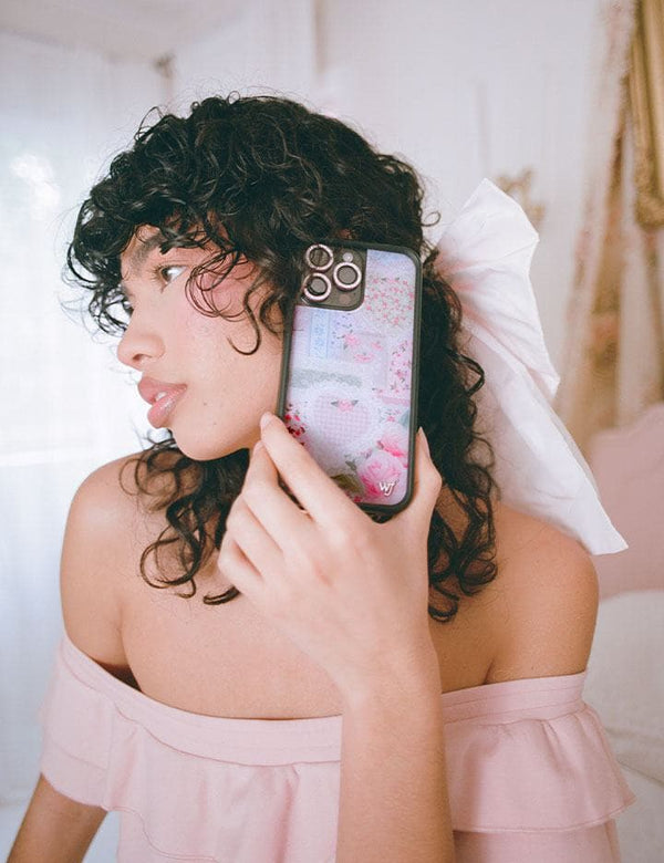 Lifestyle Image 02 Frilly Floral iPhone Case