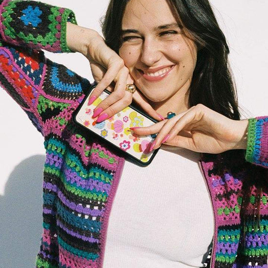 Lifestyle Image 02 Groovy Shroom iPhone Case