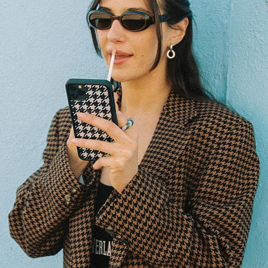 Lifestyle Image 02 Houndstooth iPhone Case