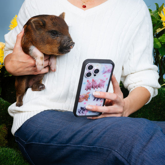 Lifestyle Image 02 Little Piggies iPhone Case