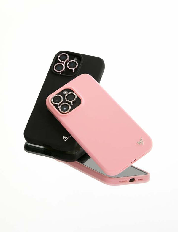 Wildflower iPhone case 16 Pro Max Pink MagSafe Sleek Pink