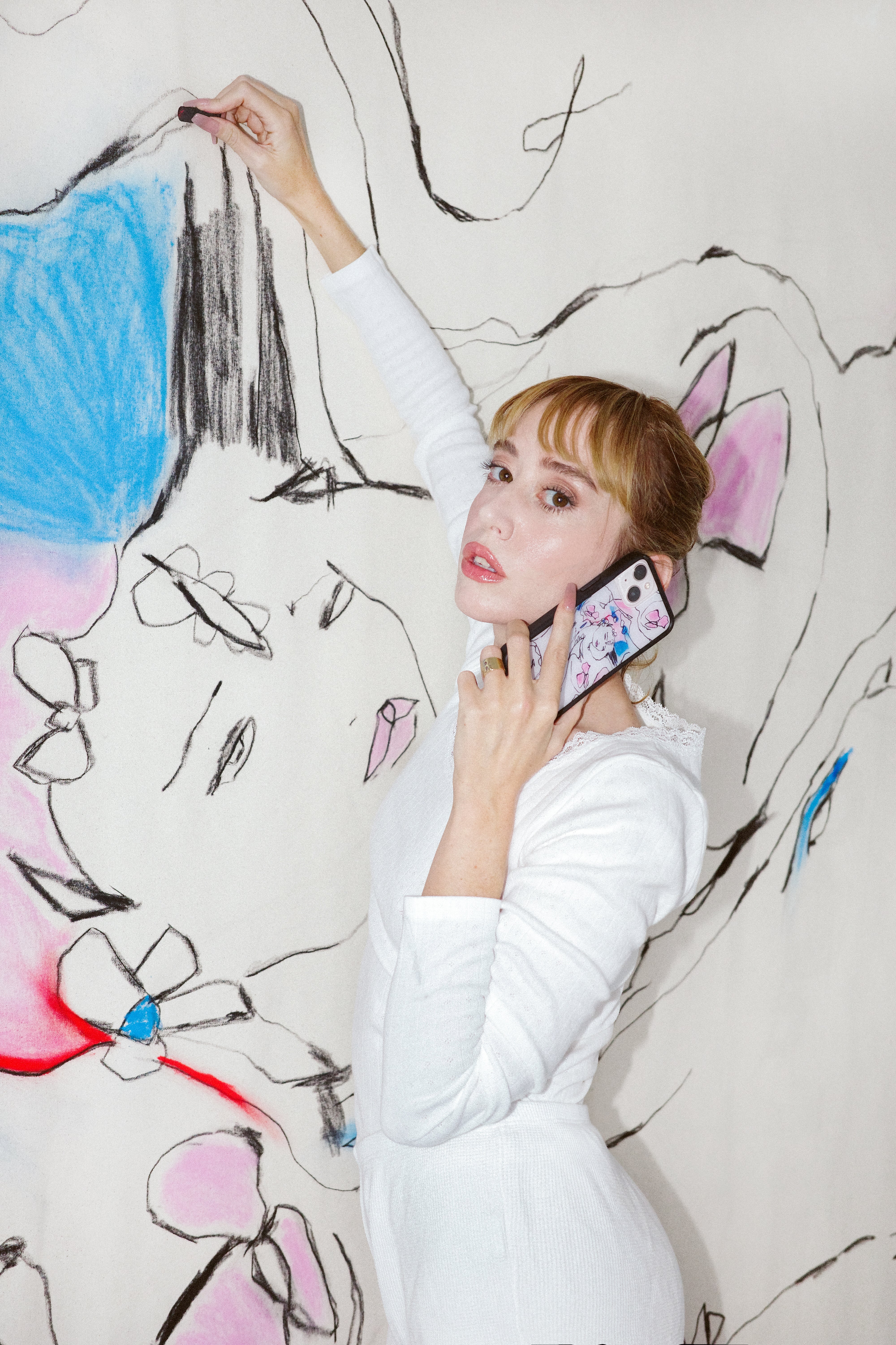 iPhone 14 Plus Case Natalie Krim Horse Girl - Thumbnail 3