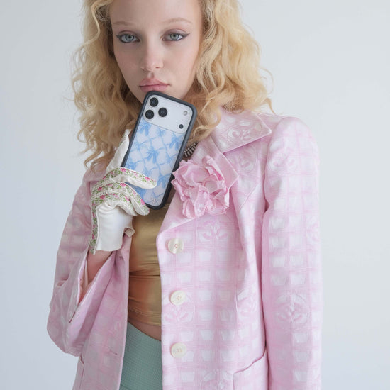Lifestyle Image 02 On Pointe Blue iPhone Case